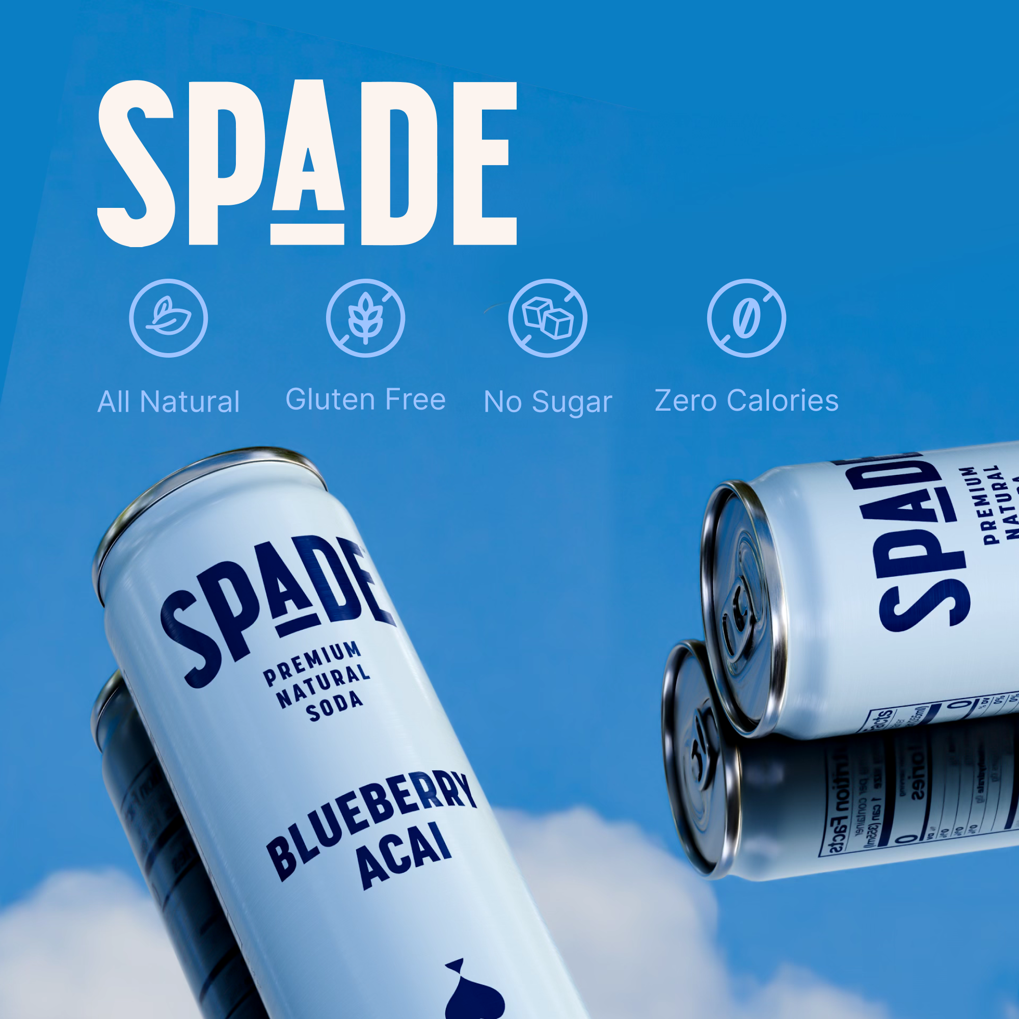 Spade Soda - Blueberry Acai