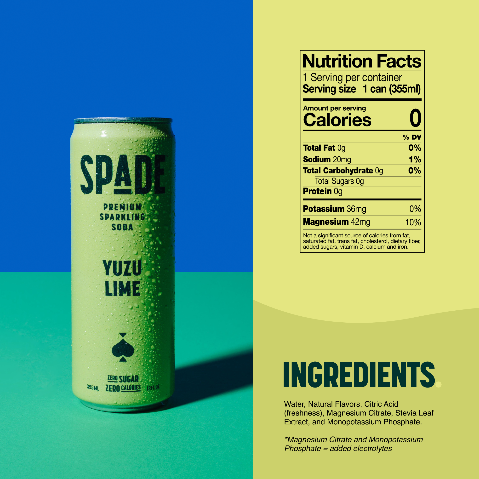 Spade Soda - Yuzu Lime