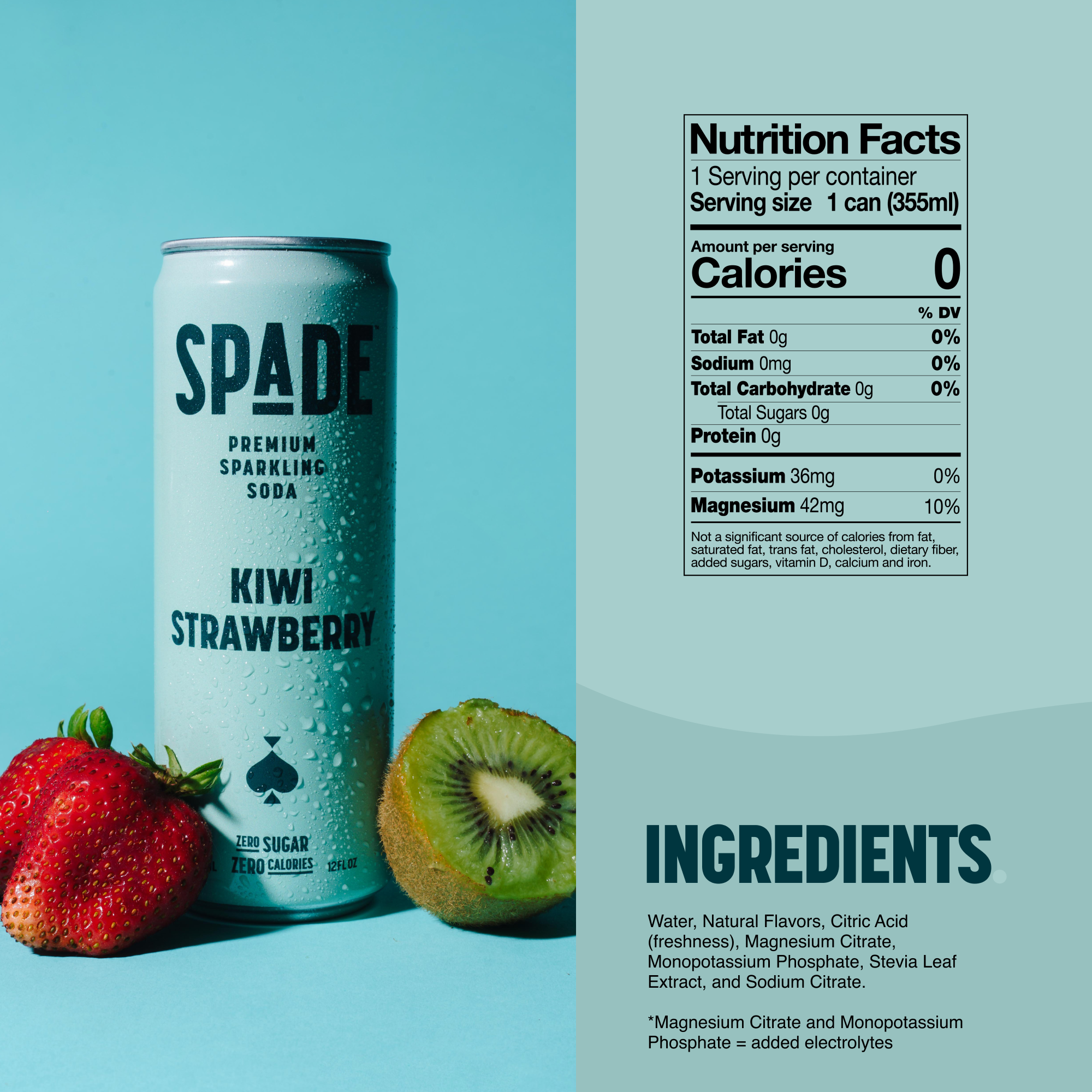 Spade Soda - Kiwi Strawberry